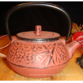 Hot Sale Cast Iron Teapot with Ss Strainer and Trivet/Cup Sets